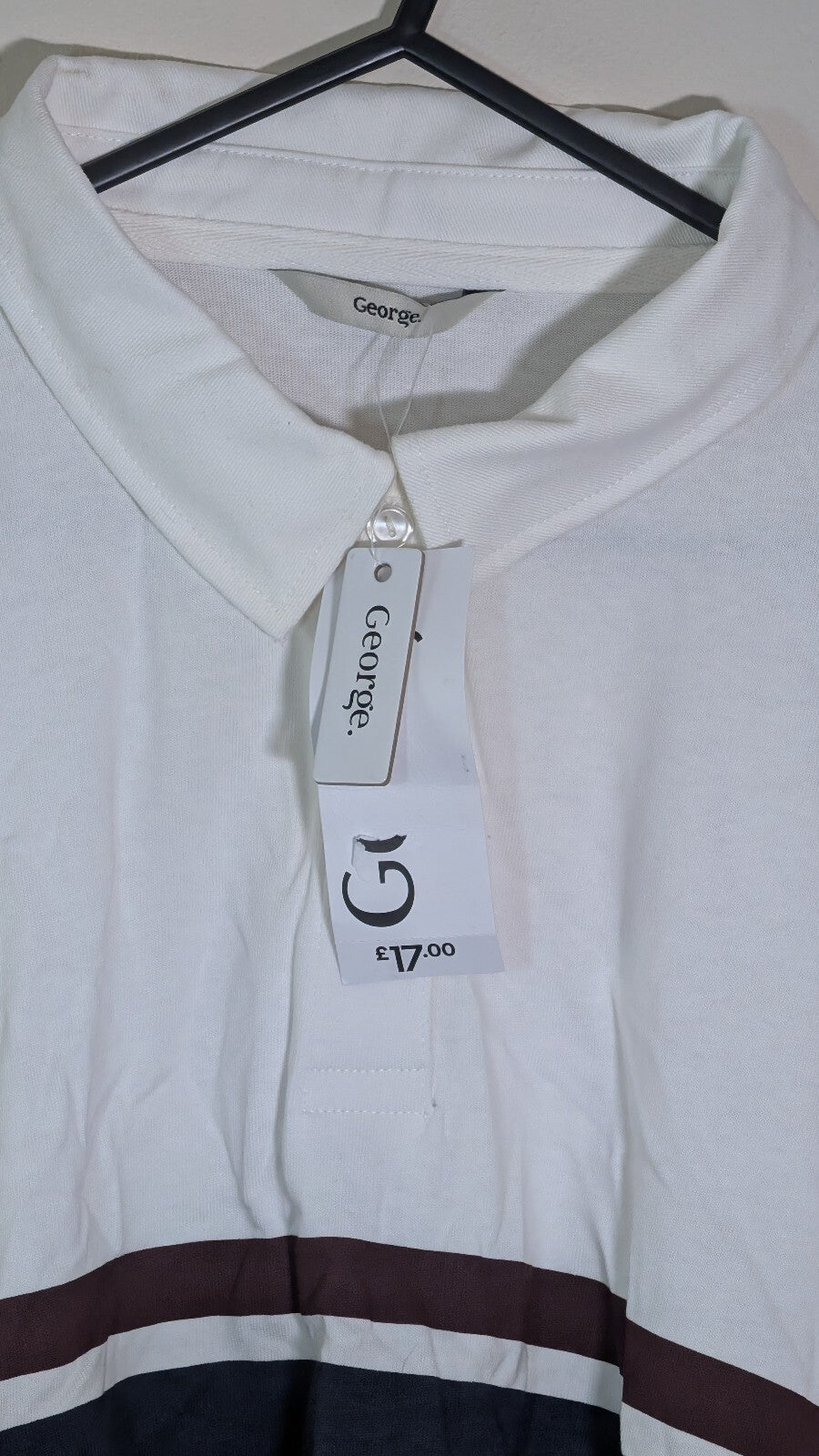 George Women's Polo T Shirt - White - Size XXL