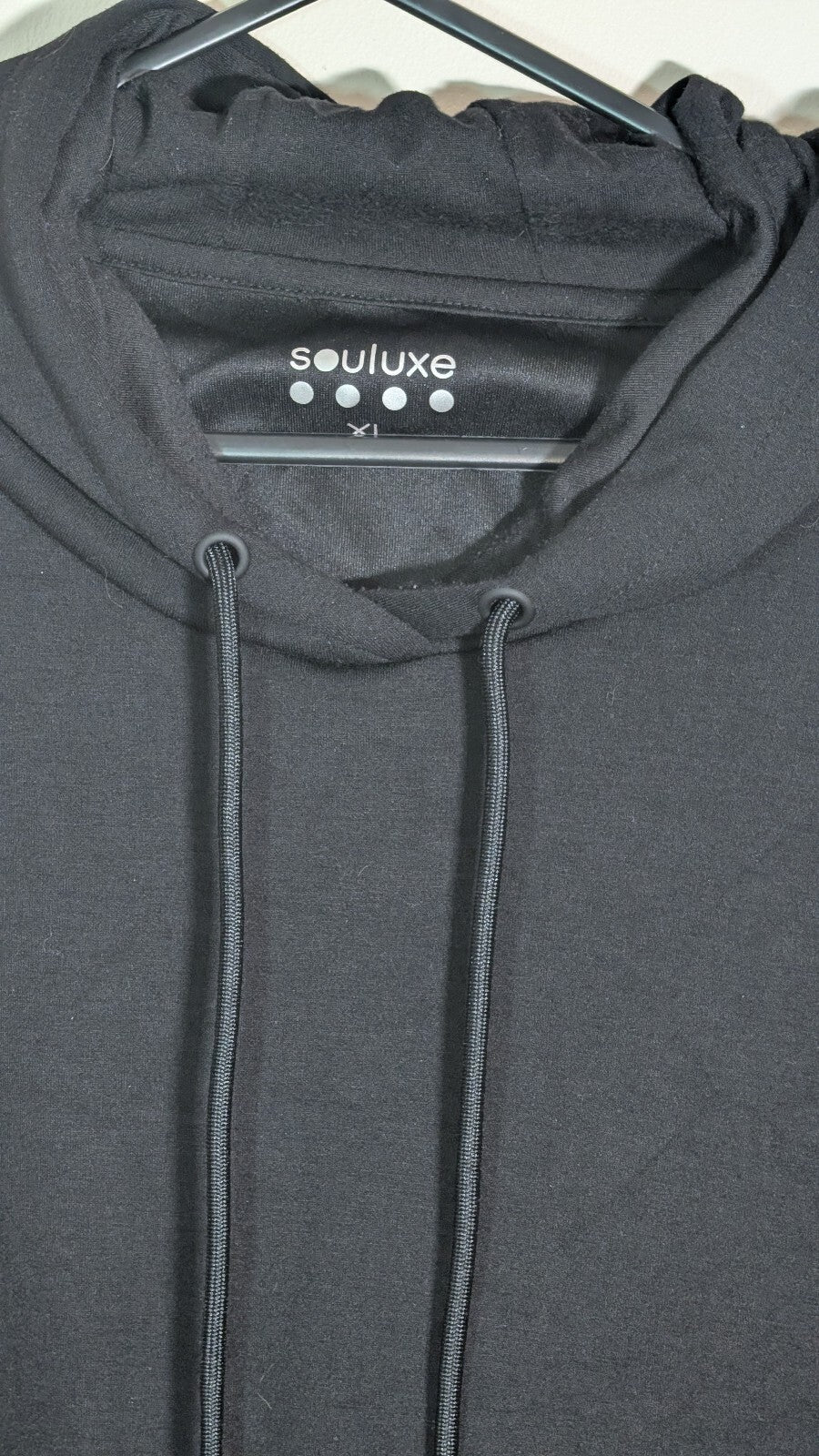 Souluxe Women's Hoodie Sweatshirt - Black - Size XL