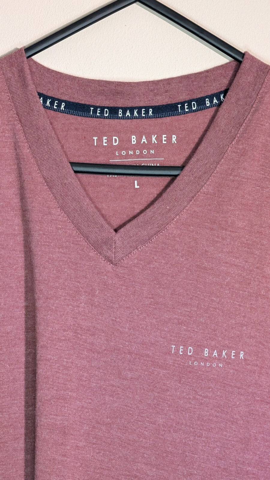 Ted Baker Men's T Shirt - Red - Size Large