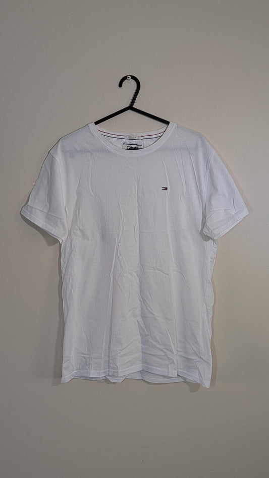 Tommy Hilfiger Men's T Shirt - White - Size Small