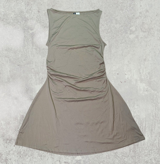 H&M Women's Dress - Khaki - Size Medium