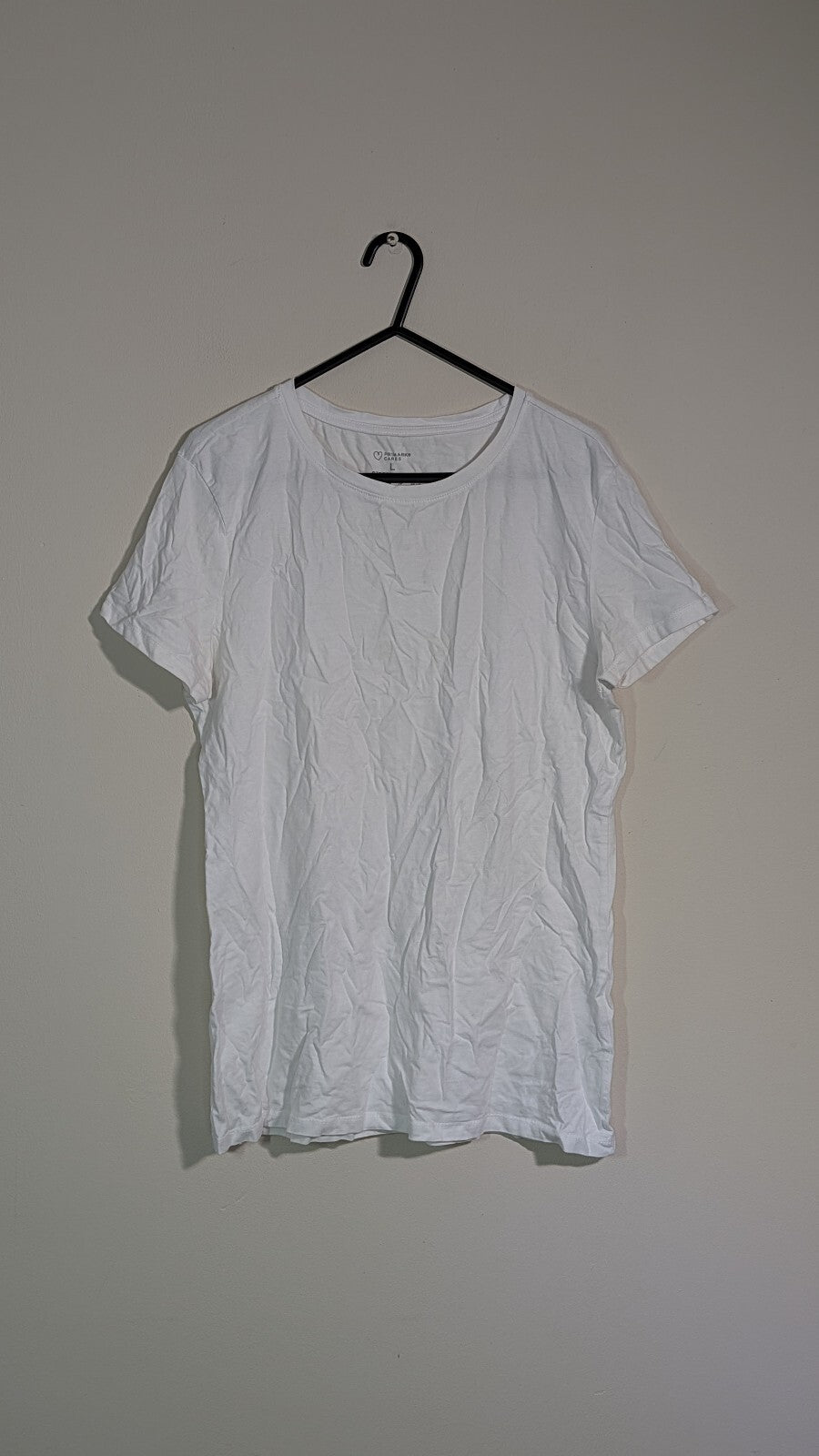 Primark Women's T Shirt - White - Size Large