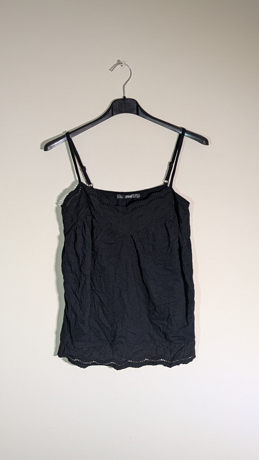 George Women's Vest - Black - Size 8