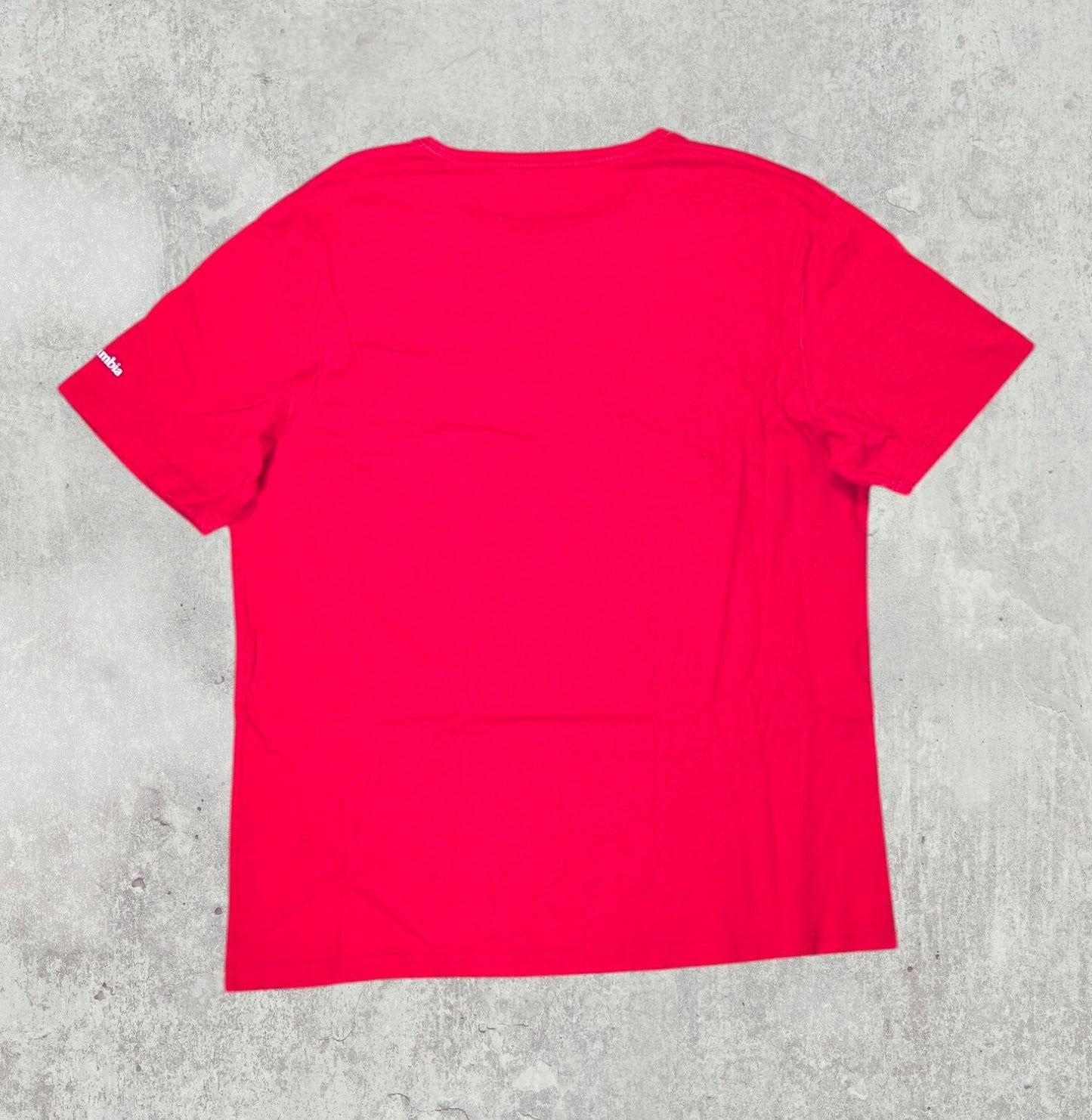 Columbia Men's T Shirt - Red - Size Medium