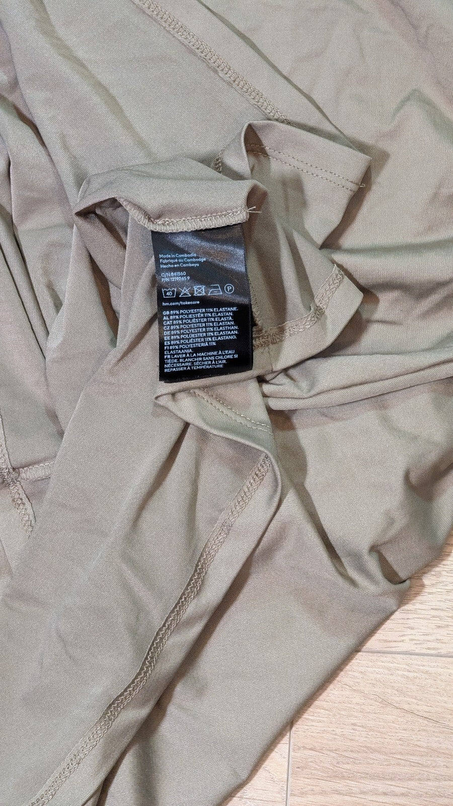 H&M Women's Dress - Khaki - Size Medium
