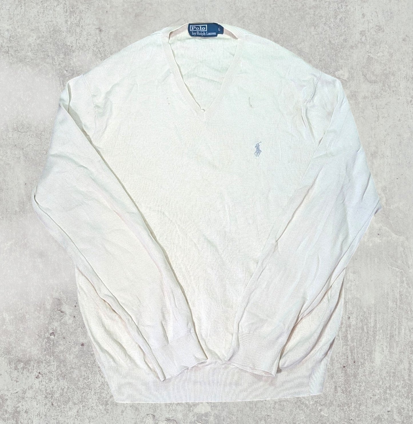 Ralph Lauren Men's Sweatshirt Jumper - Beige - Size Large