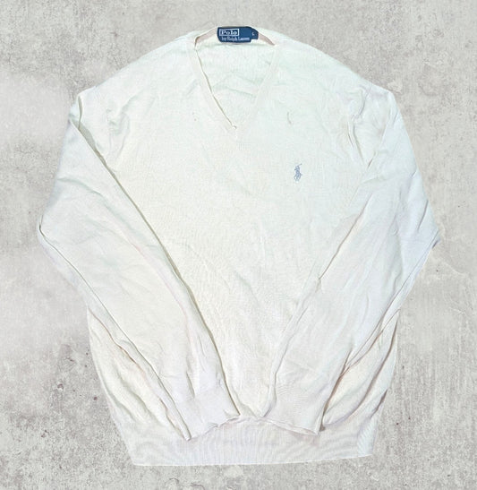 Ralph Lauren Men's Sweatshirt Jumper - Beige - Size Large