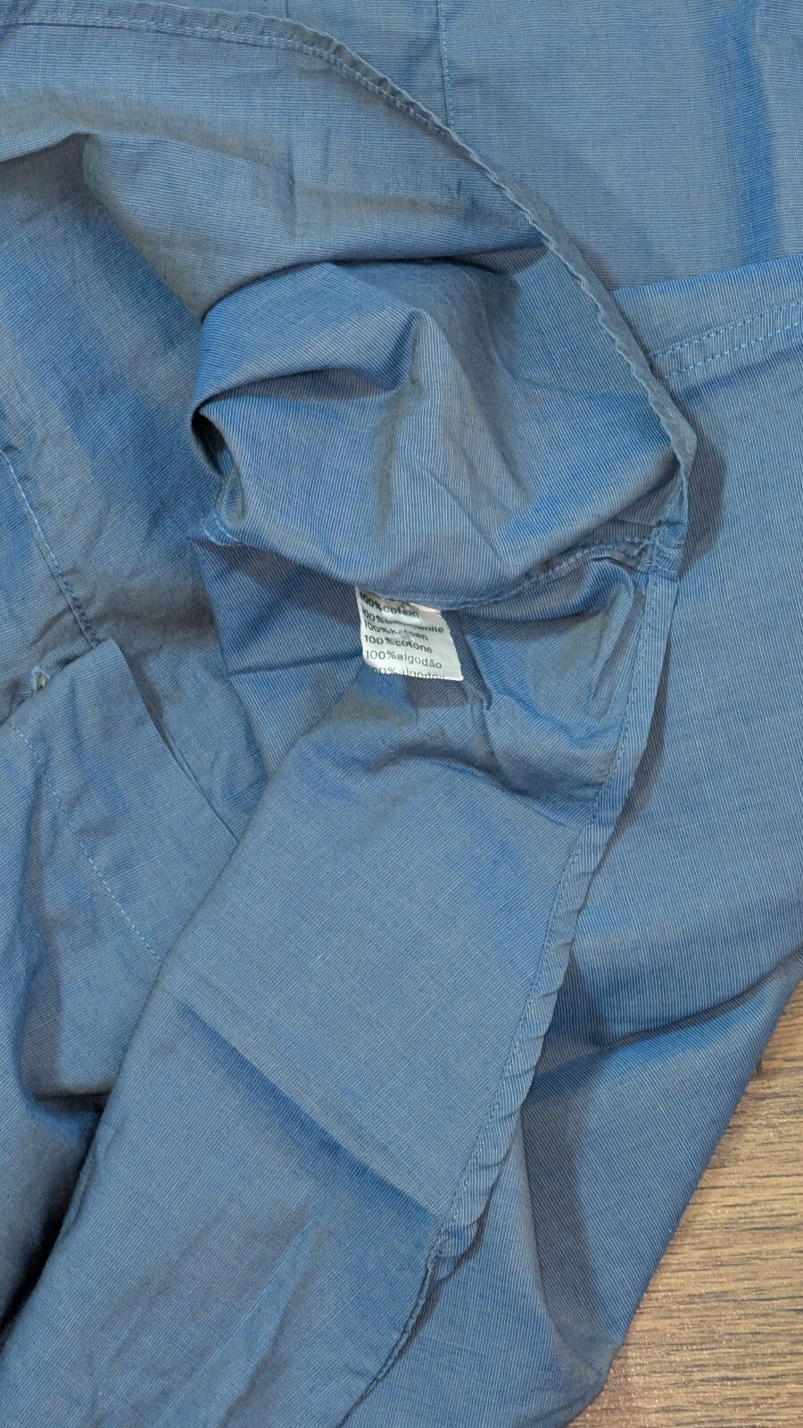 Lacoste Men's Shirt - Blue - Size 39 / Medium