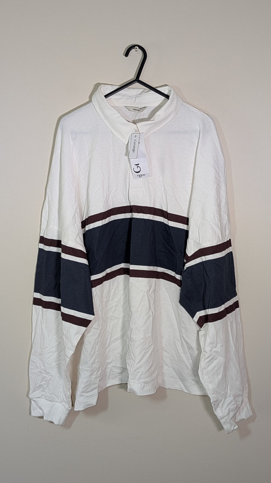 George Women's Polo T Shirt - White - Size XXL