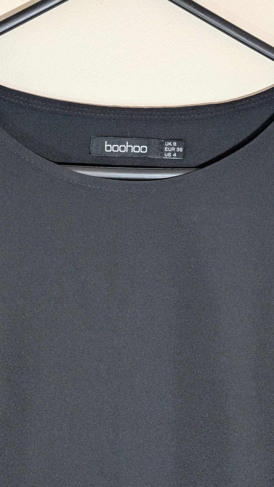 Boohoo Women's Dress - Black - Size 8