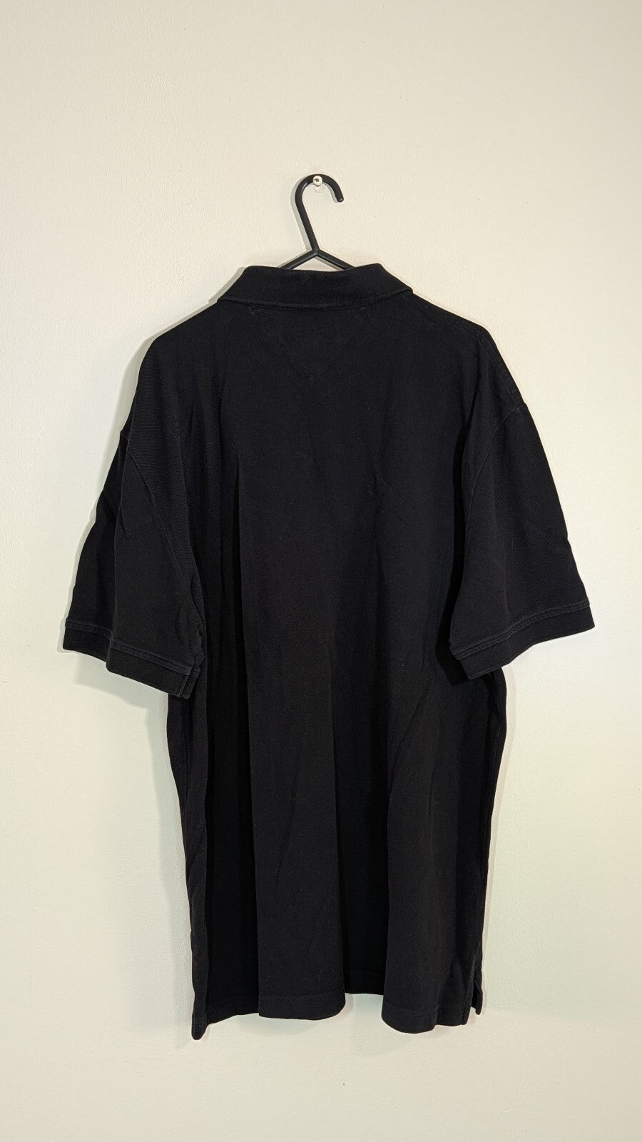 Tommy Hilfiger Men's Polo T Shirt - Black - Size XL