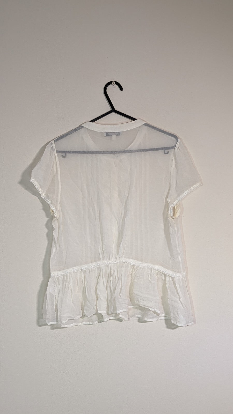 Alice Temperley Women's T Shirt - White - Size 12
