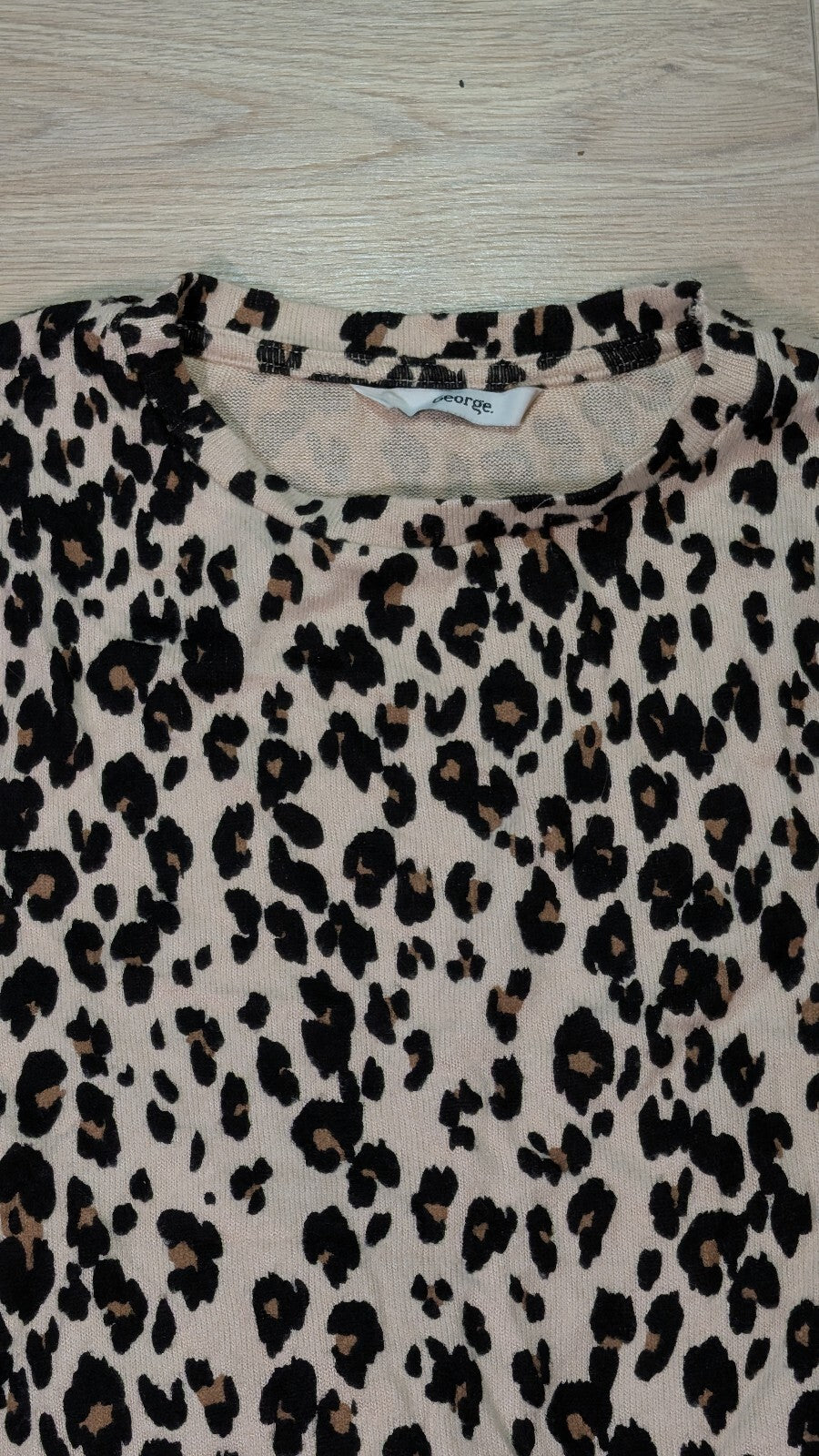 George Women's Leopard Print Dress - Black - Size 10