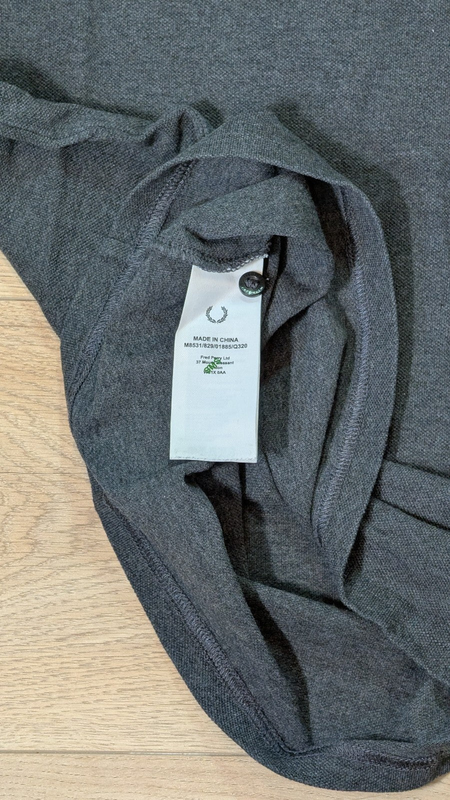 Fred Perry Men's T Shirt - Grey - Size Medium