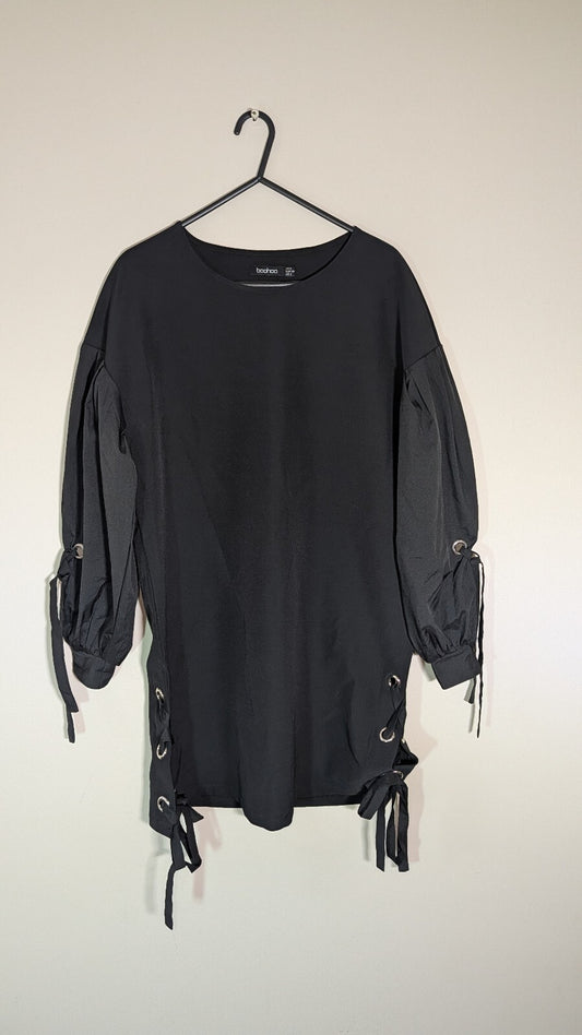 Boohoo Women's Dress - Black - Size 8