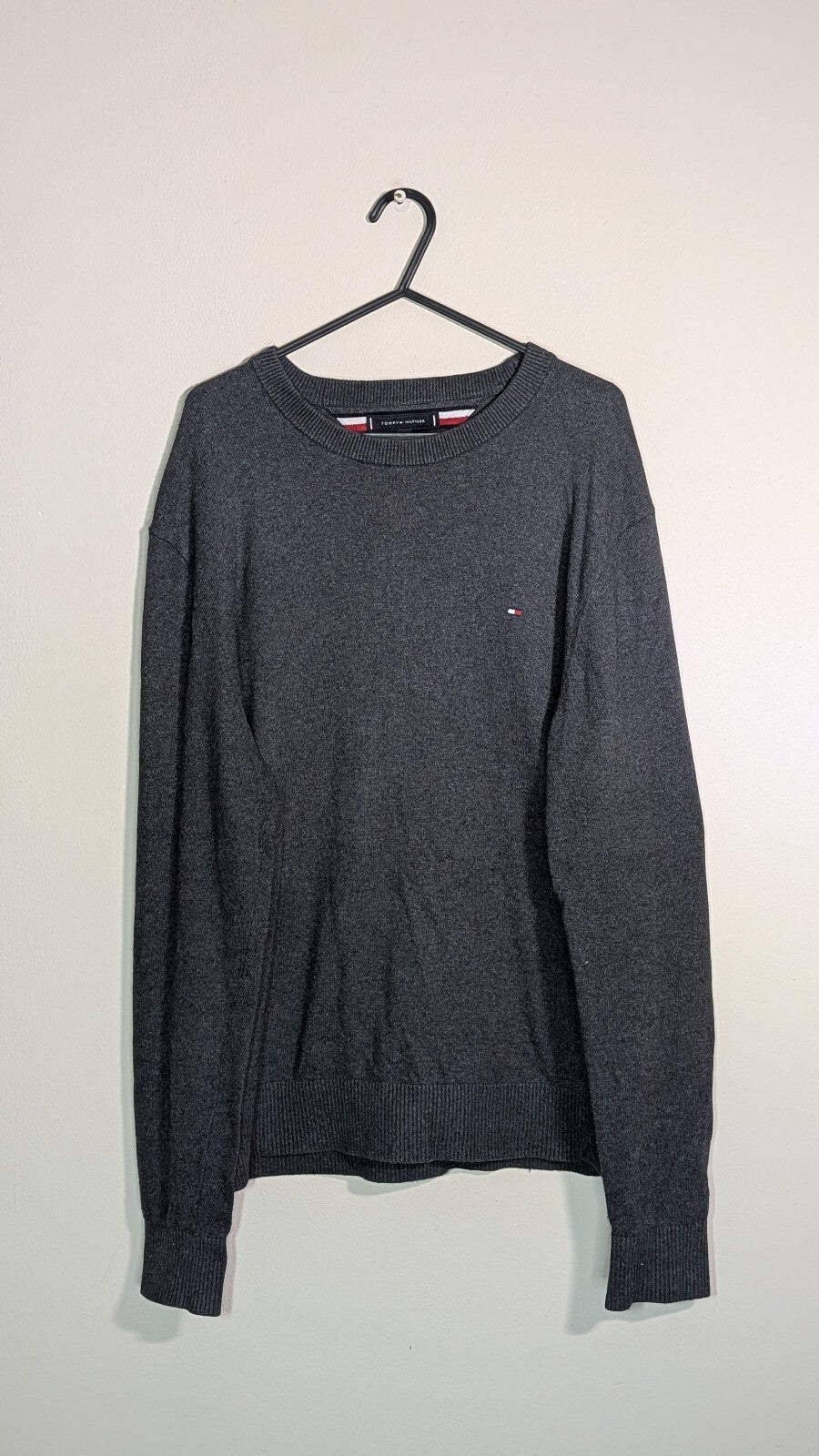 Tommy Hilfiger Men's Sweatshirt Jumper - Grey - Size Large