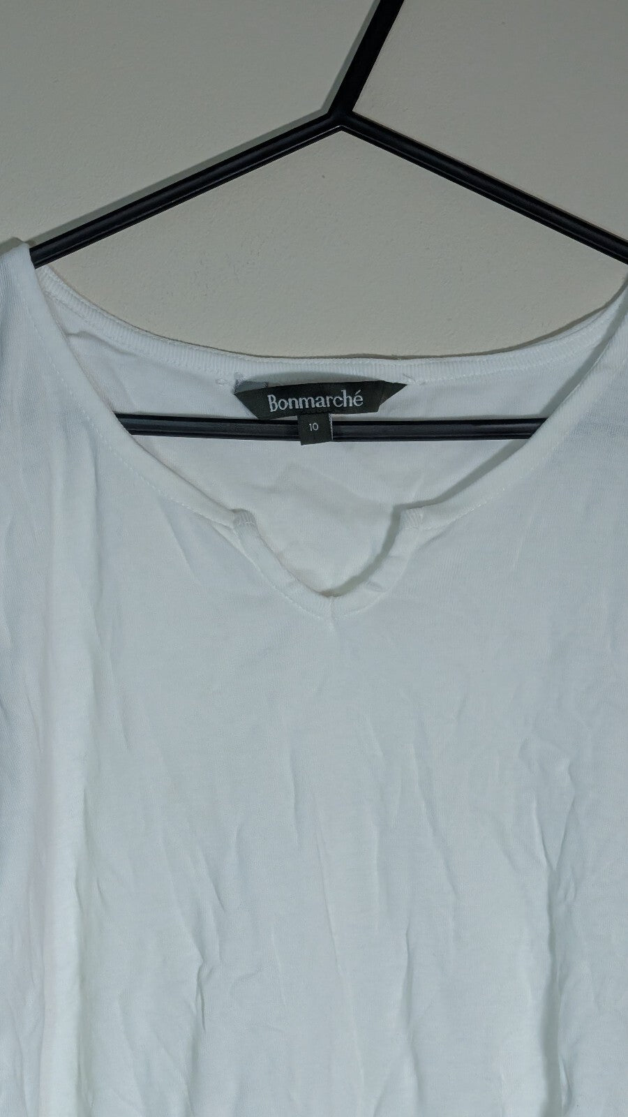 Bonmarche Women's T Shirt - White - Size 10