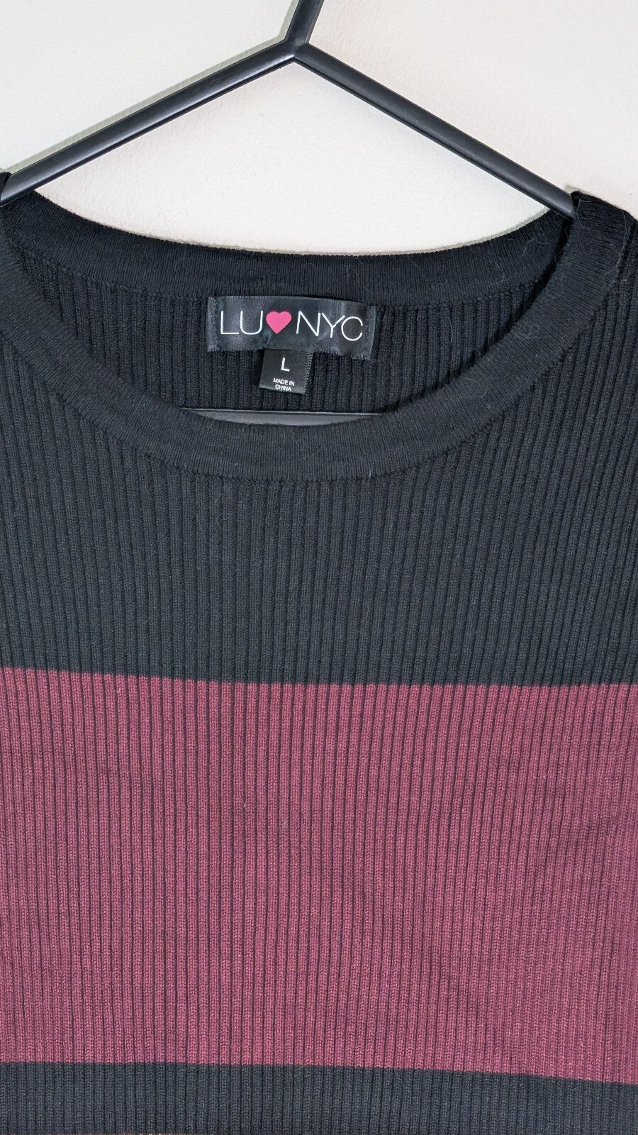 LU NYC Women's Dress - Black - Size Large