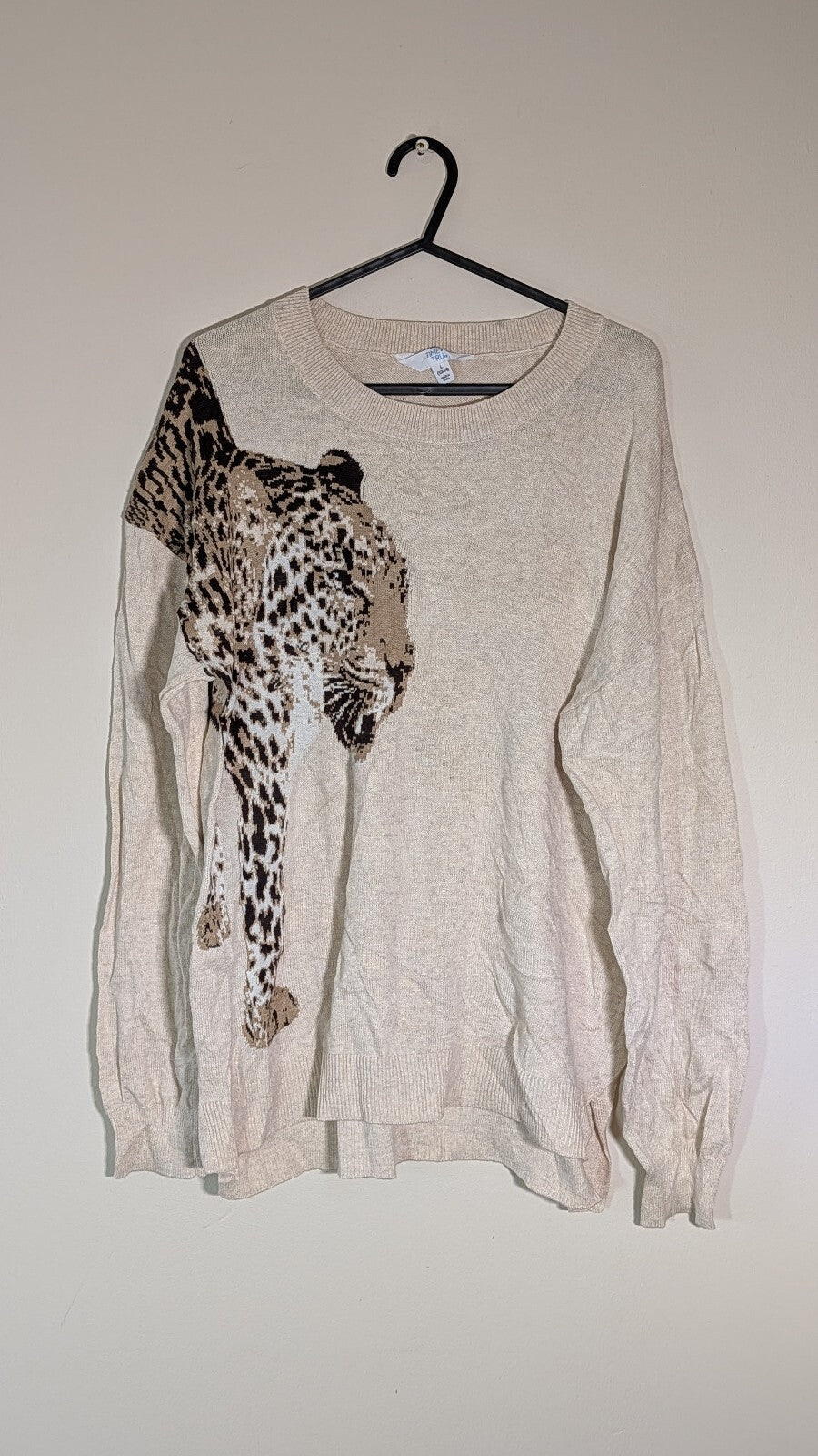 Time And Tru Women's Sweatshirt Jumper - Beige - Size 12