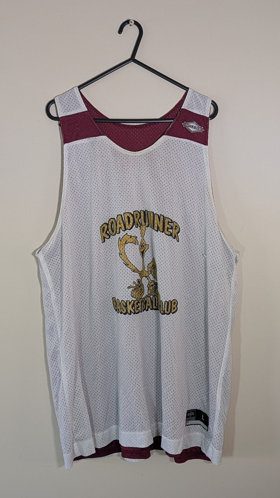 Shirts & Skins Men's Roadrunner Basketball Vest - Red - Size Large