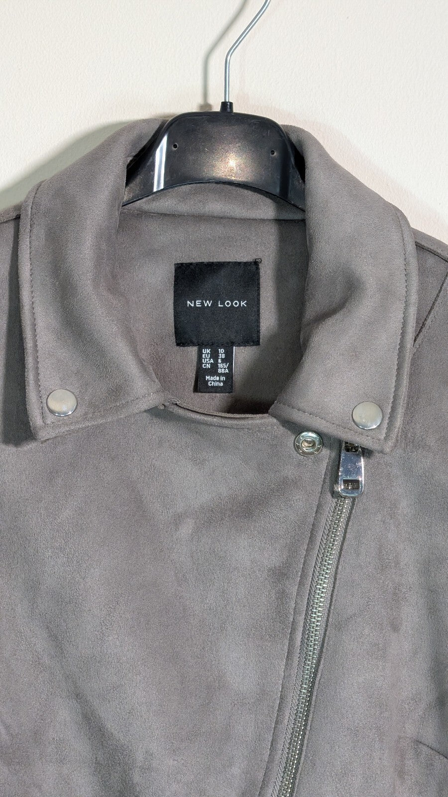 New Look Women's Jacket - Grey - Size 10