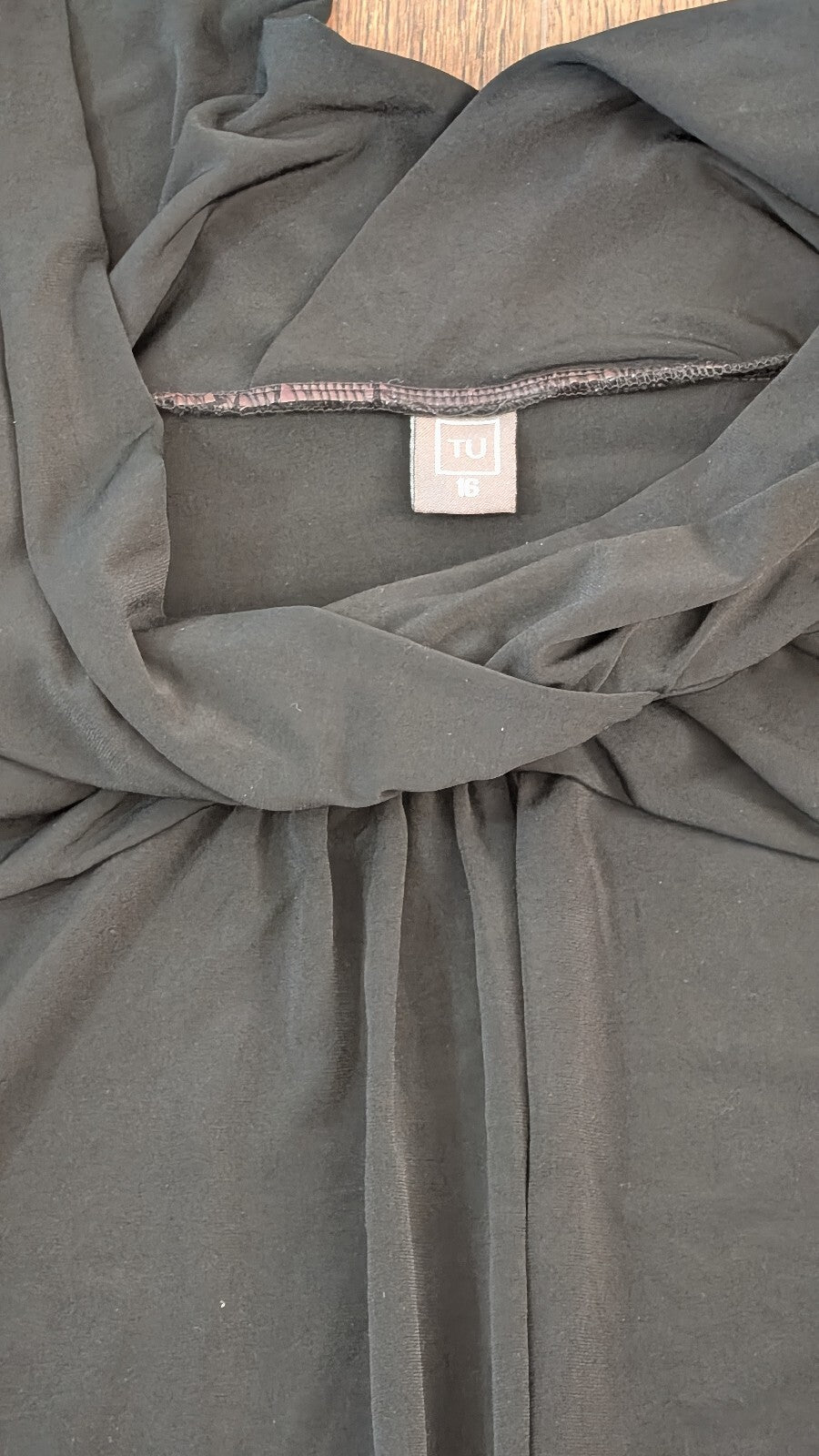 Tu Women's Dress - Black - Size 16