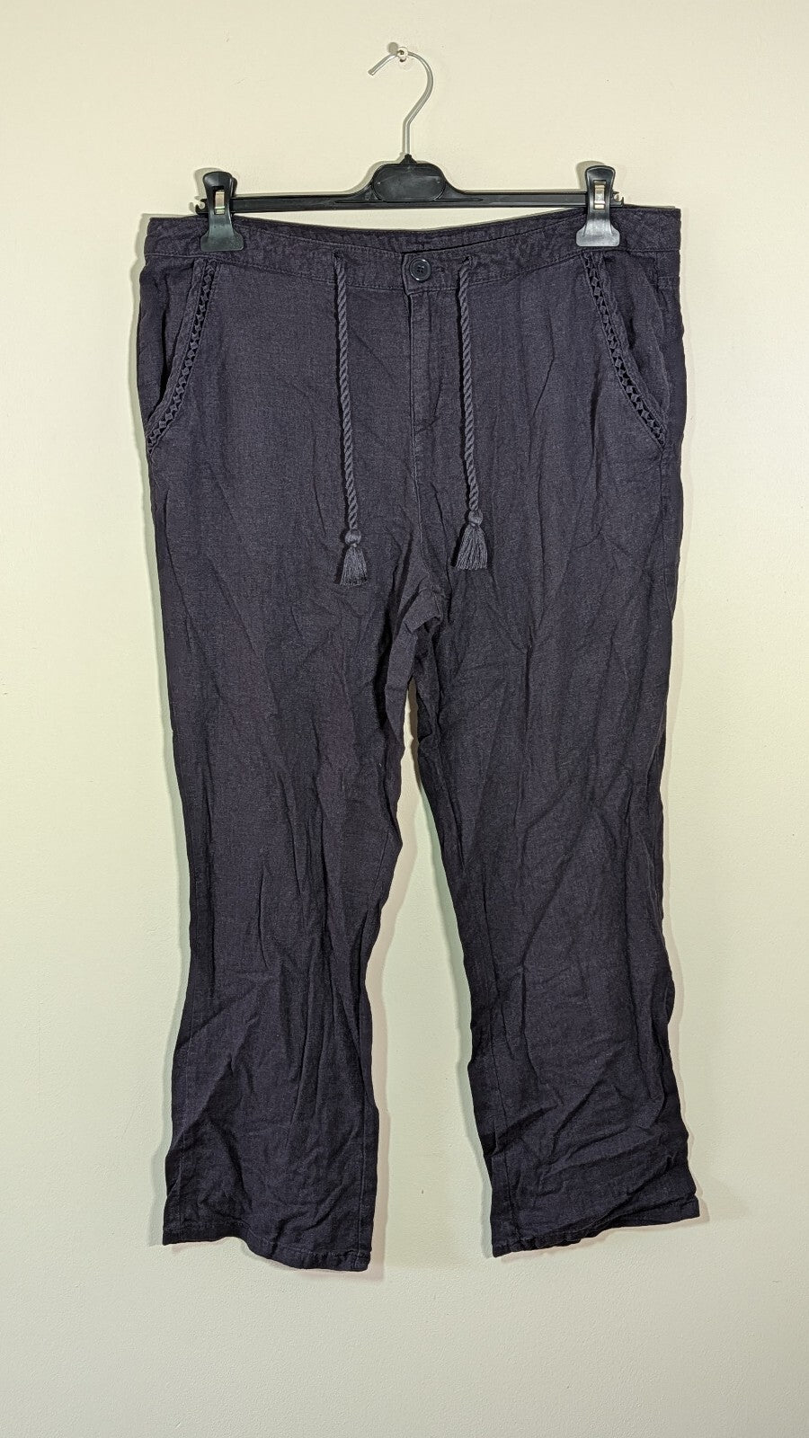 Very Women's Trousers - Navy - Size 12