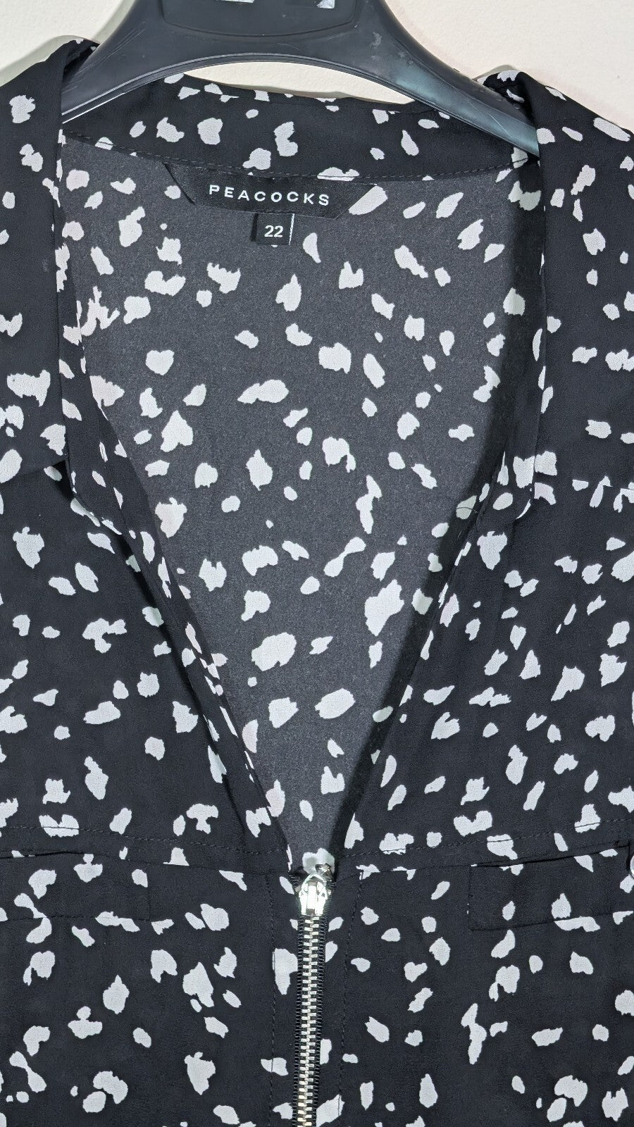 Peacocks Women's Shirt - Black - Size 22