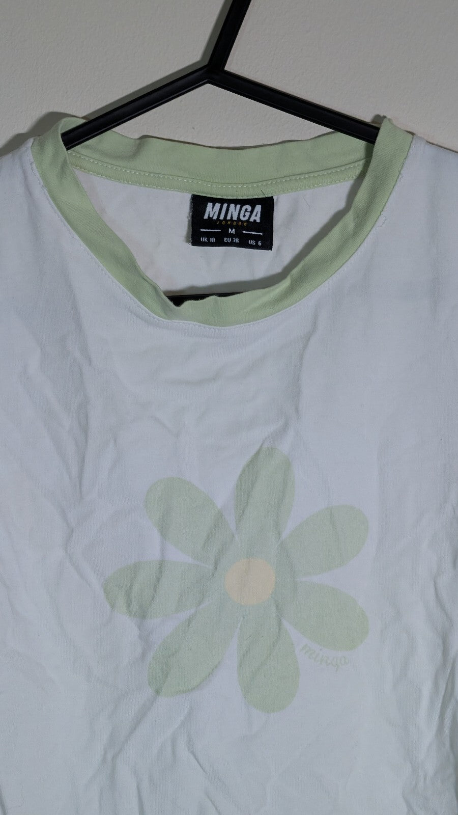 Minga London Women's T Shirt - White - Size 10