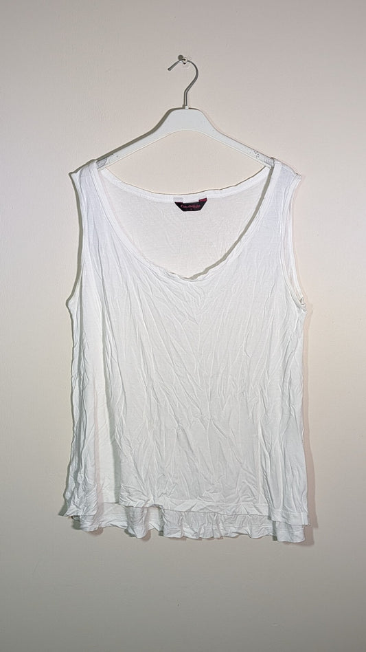 Miss Selfridge Women's Vest T Shirt - White - Size 16
