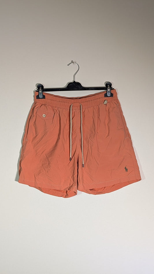 Ralph Lauren Men's Swimming Shorts - Orange - Size Medium