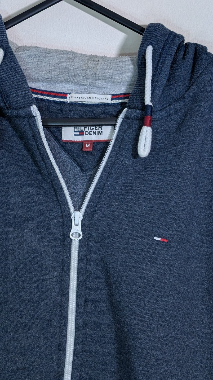 Tommy Hilfiger Men's Hoodie Jacket - Navy - Size Medium
