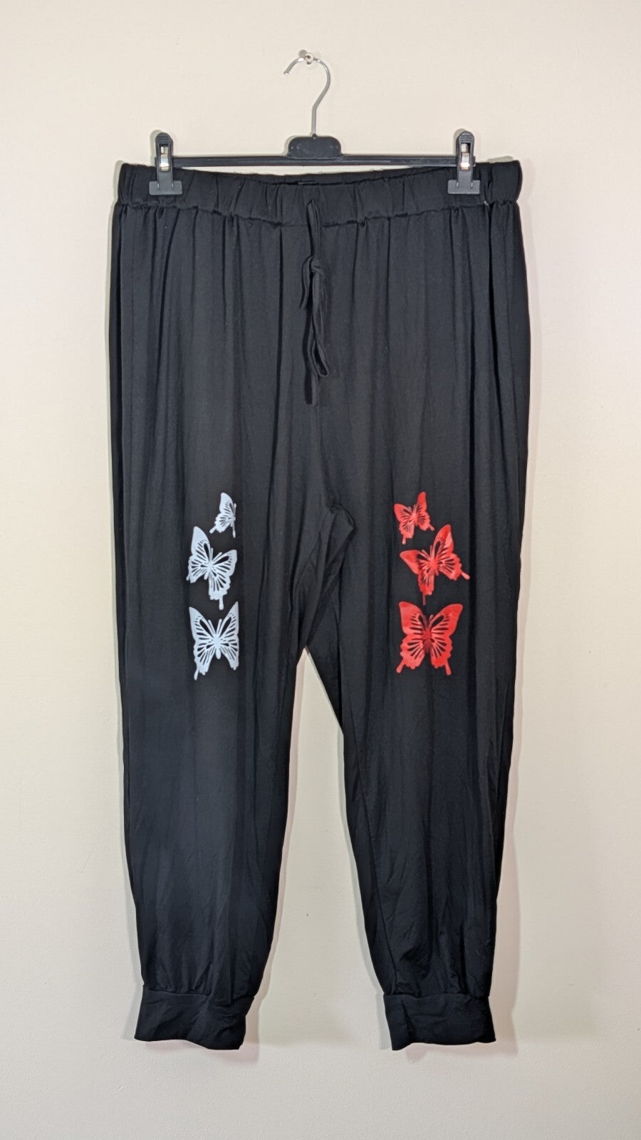 Shein Women's Stretch Trousers - Black - Size XXXXL