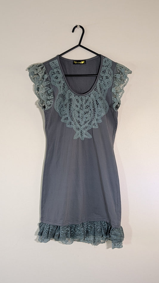 Angeleye Women's Dress - Grey - Size Small