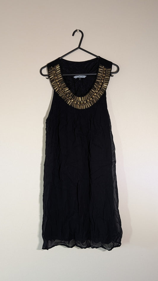 Red Herring Women's Dress - Black - Size 16