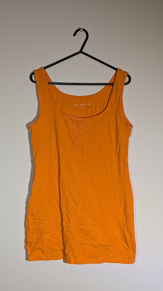 Papaya Women's Vest - Orange - Size 14