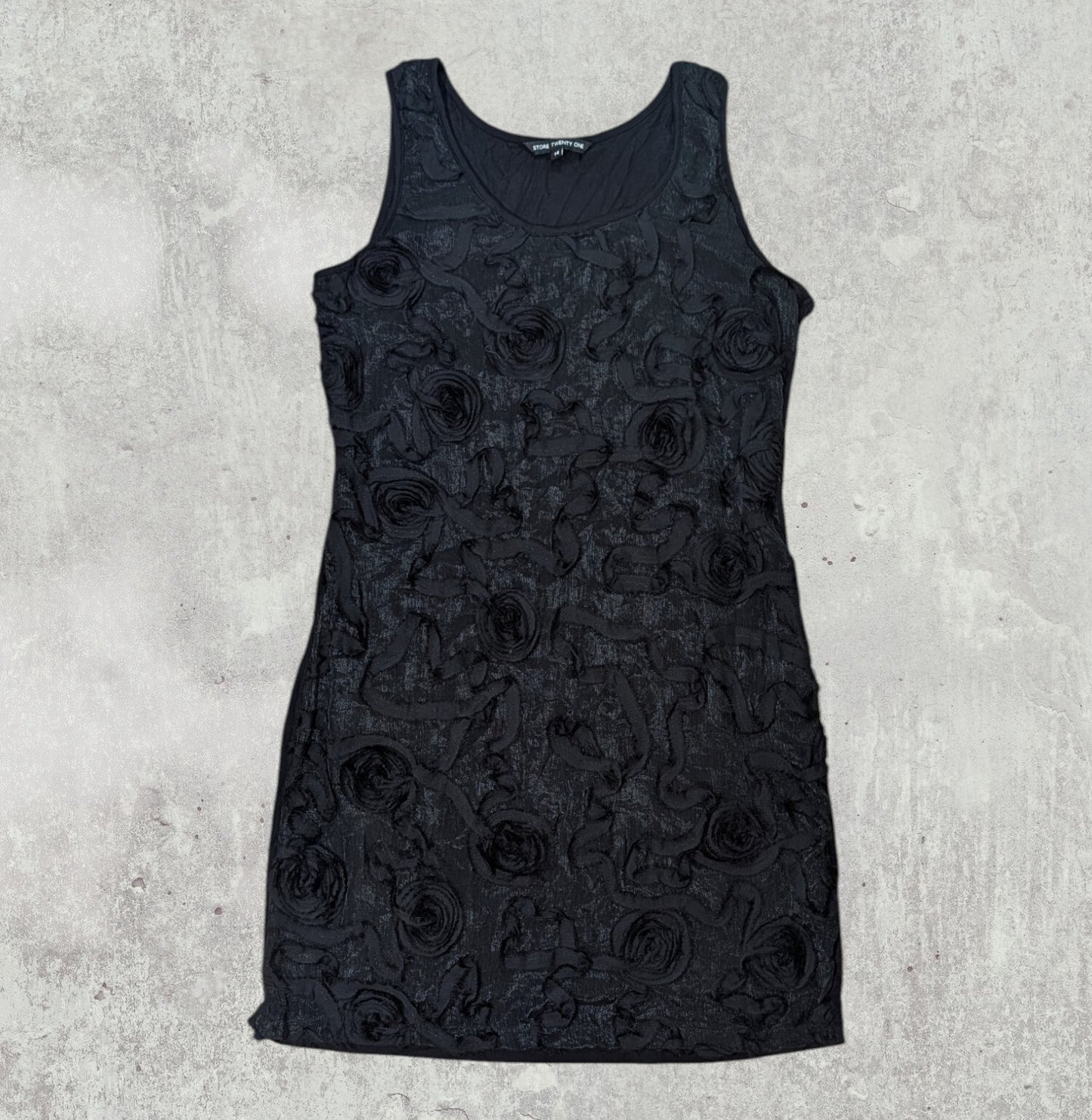 Store Twenty One Women's Floral Dress - Black - Size 14