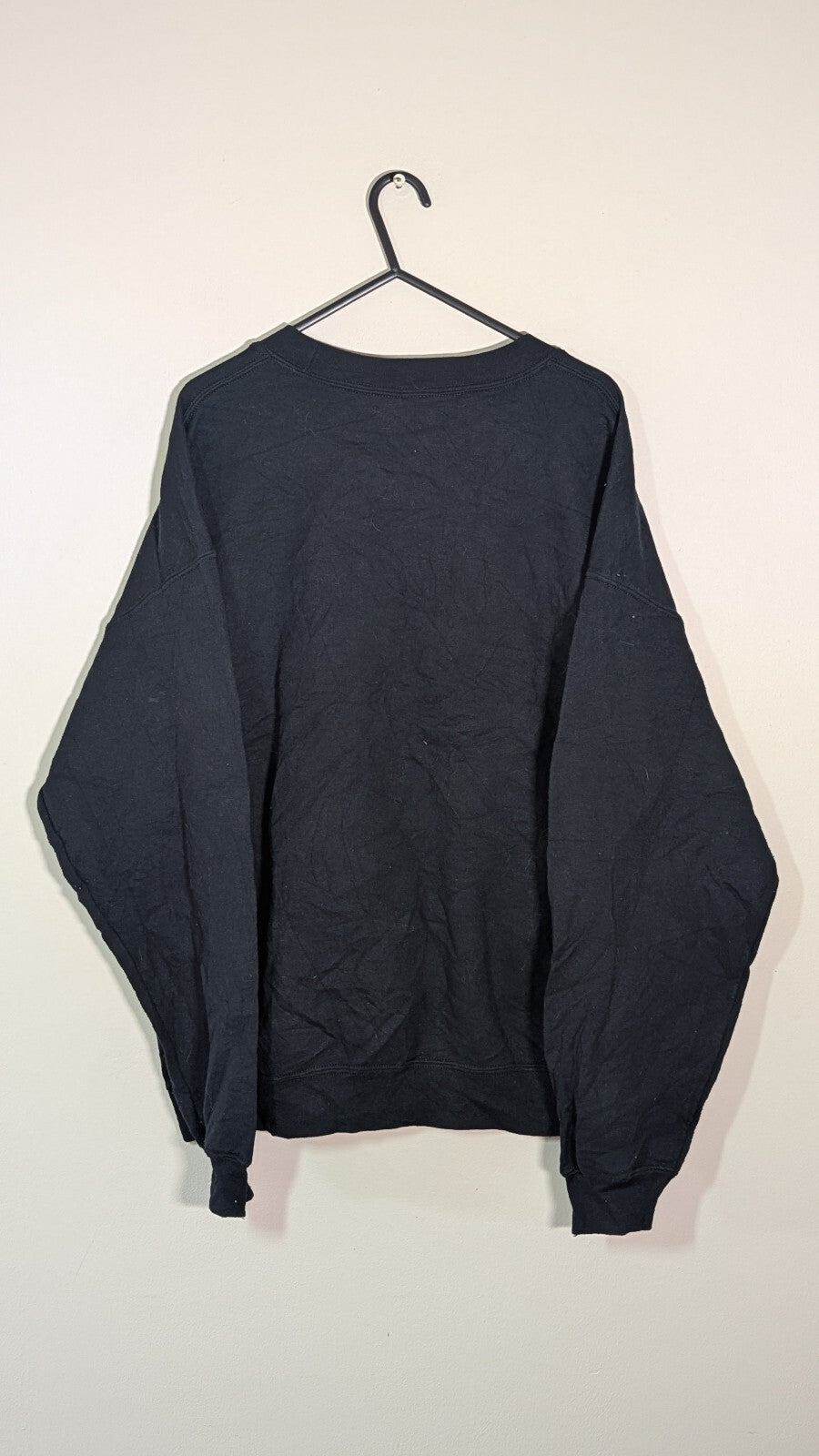 Gildan Men's Nirvana Sweatshirt Jumper - Black - Size Large