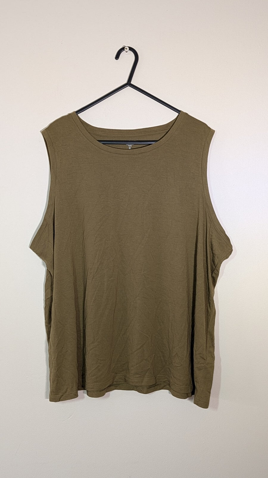 M&S Women's Vest Tank Top - Khaki - Size 20