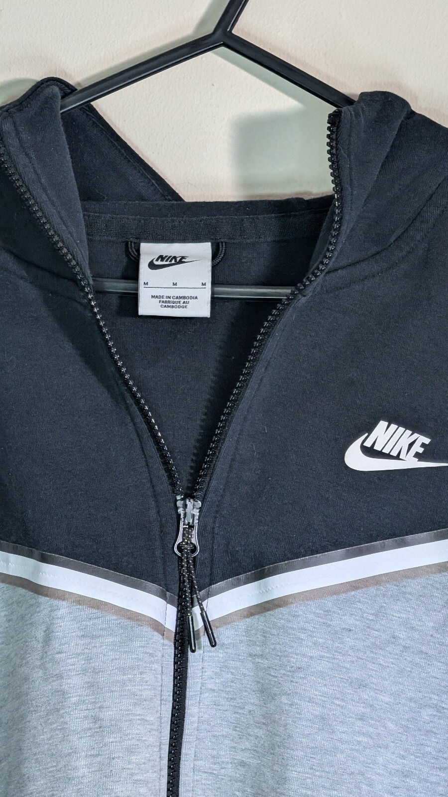Nike Men's Tech Jacket - Grey - Size Medium