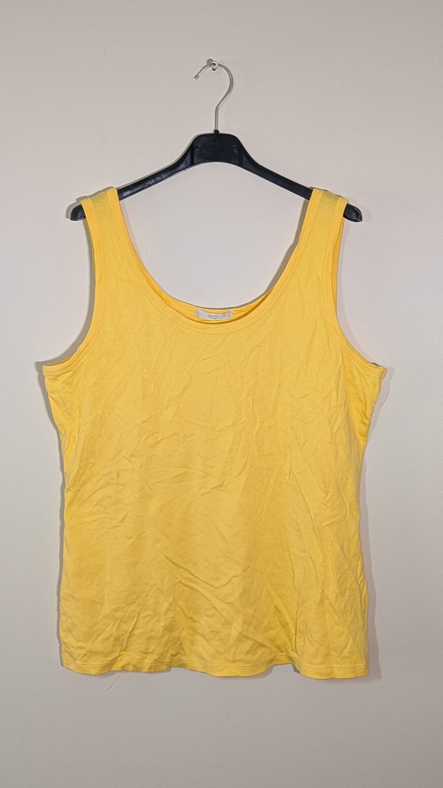 Marks & Spencer Women's Vest - Yellow - Size XL