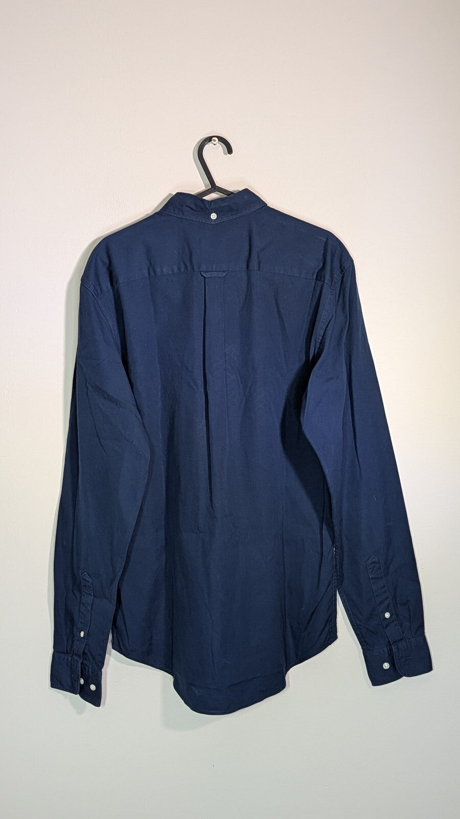 Lacoste Men's Shirt - Navy - Size 39 / Small