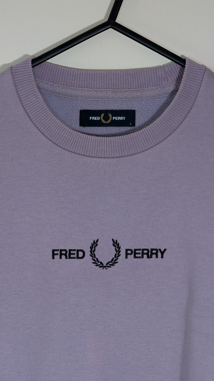 Fred Perry Men's Sweatshirt Jumper - Purple - Size Small