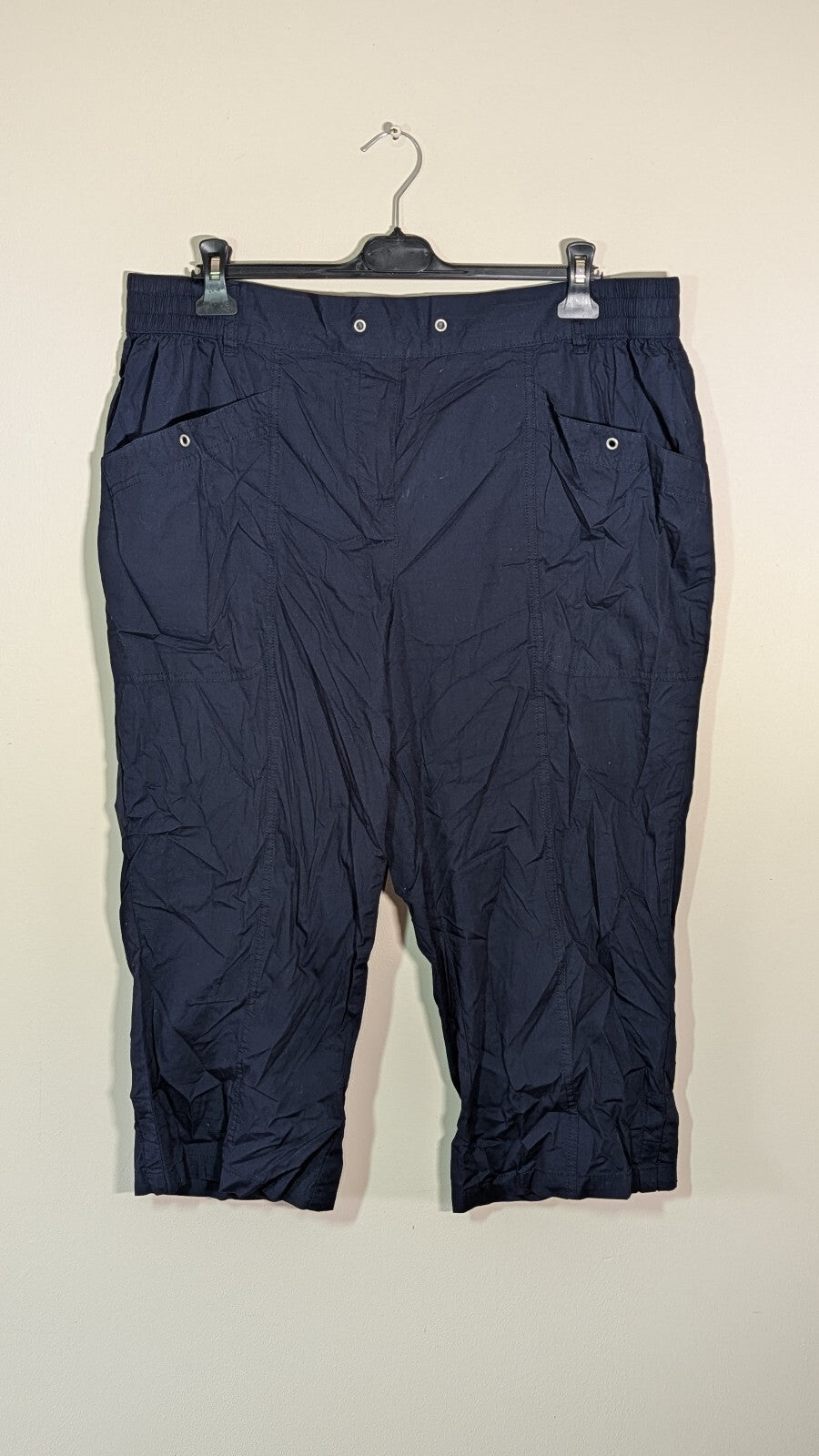 Evans Women's 3/4 Shorts - Navy - Size 22