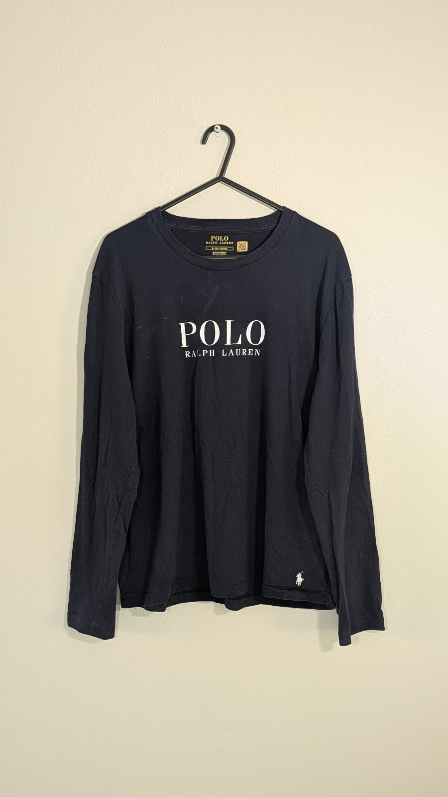 Ralph Lauren Men's T Shirt - Navy - Size Small