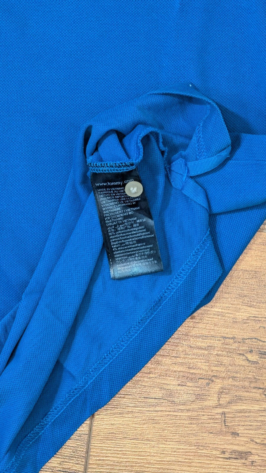Tommy Hilfiger Men's Slim Fit Polo T Shirt - Blue - Size XXL