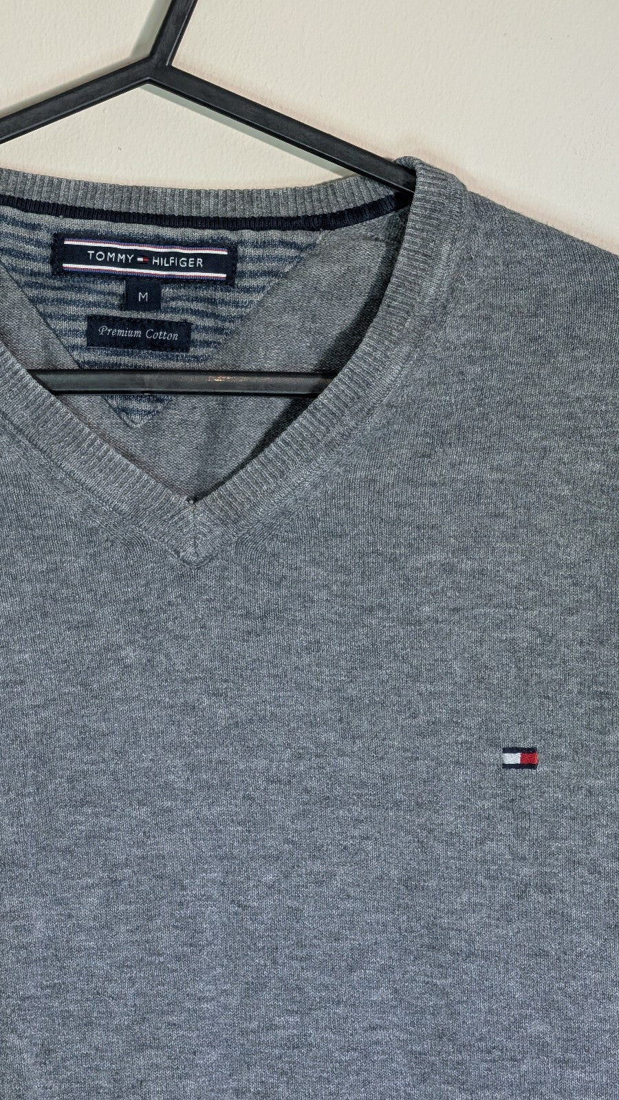 Tommy Hilfiger Men's Sweatshirt Jumper - Grey - Size Medium