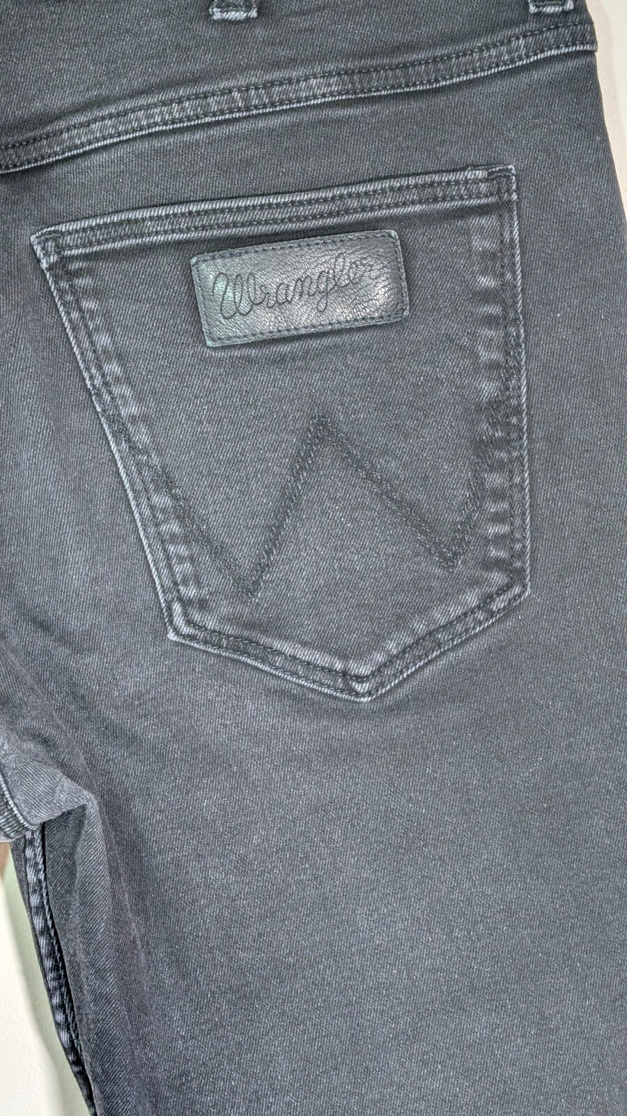 Wrangler Men's Greensboro Jeans - Black - Size 32W 32L