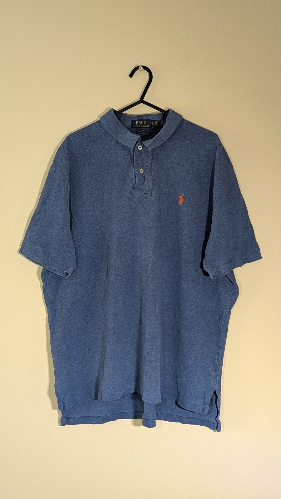 Ralph Lauren Men's Classic Fit Polo T Shirt - Blue - Size XL