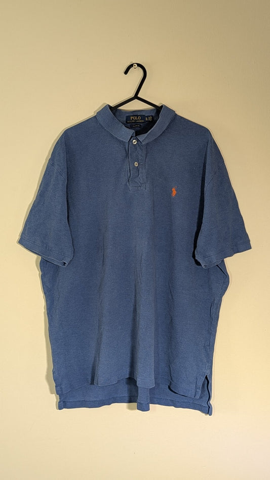 Ralph Lauren Men's Classic Fit Polo T Shirt - Blue - Size XL
